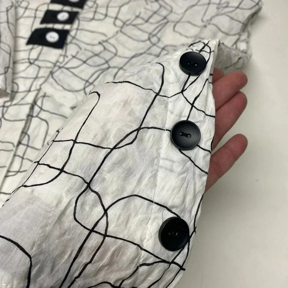 Terra Apparel button down shirt tunic - Picture 11 of 13